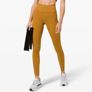 Lululemon leggings with pockets size 8